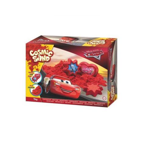 Piasek Kinetyczny Astra Cosmic, 1kg, Auta czerwony